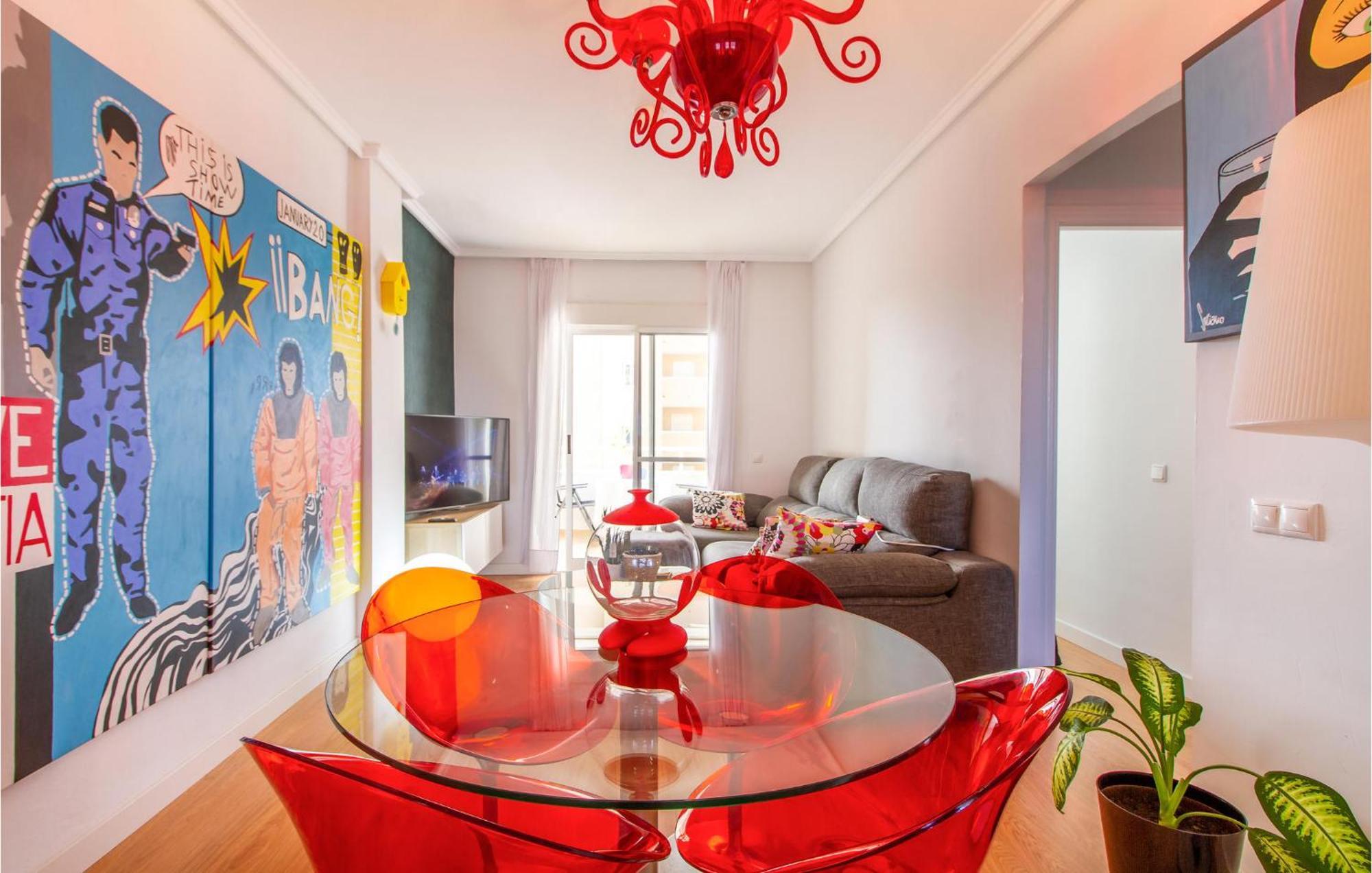 Beach Front Apartment In Los Arenales Del Sol Bagian luar foto
